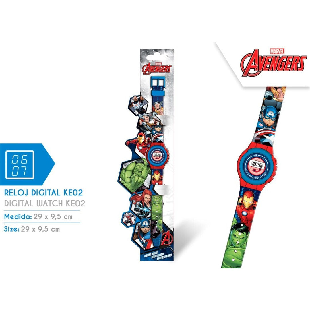 Reloj digital infantil MARVEL AVENGERS