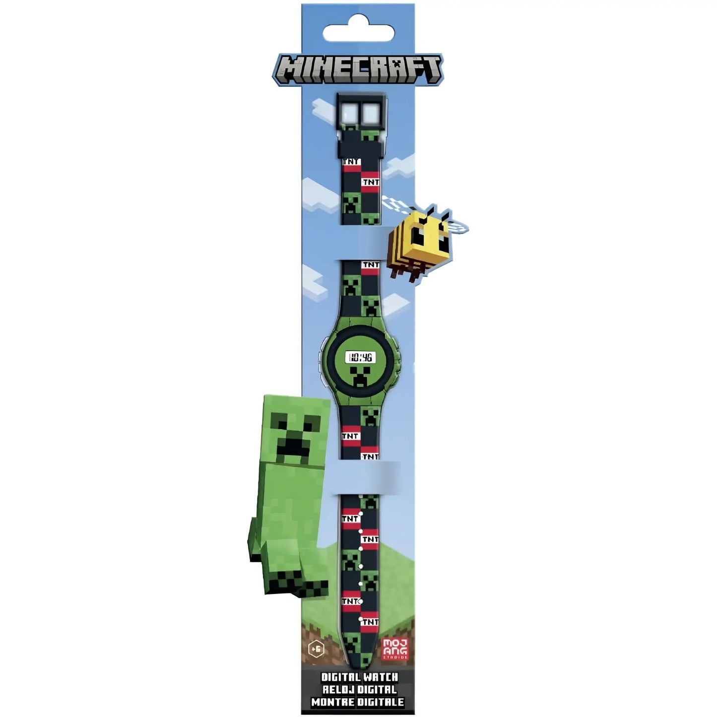 Reloj digital infantil MINECRAFT