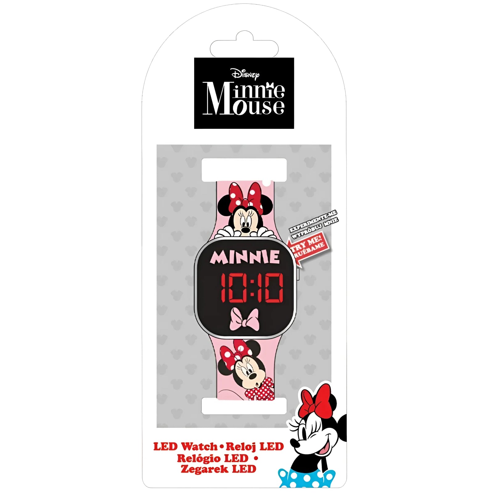 Reloj digital infantil led MINNIE MOUSE DISNEY- Ideal para Regalar