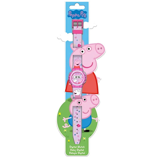 Reloj digital infantil PEPPA PIG- Ideal para Regalar
