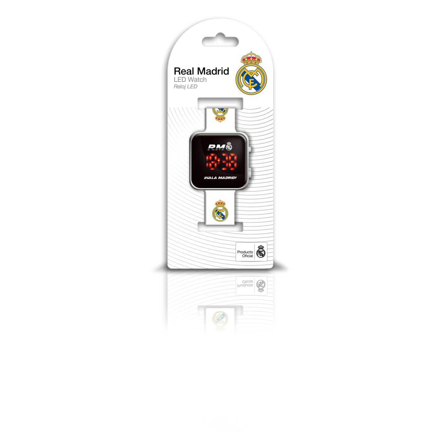 Reloj digital infantil led REAL MADRID- Ideal para Regalar