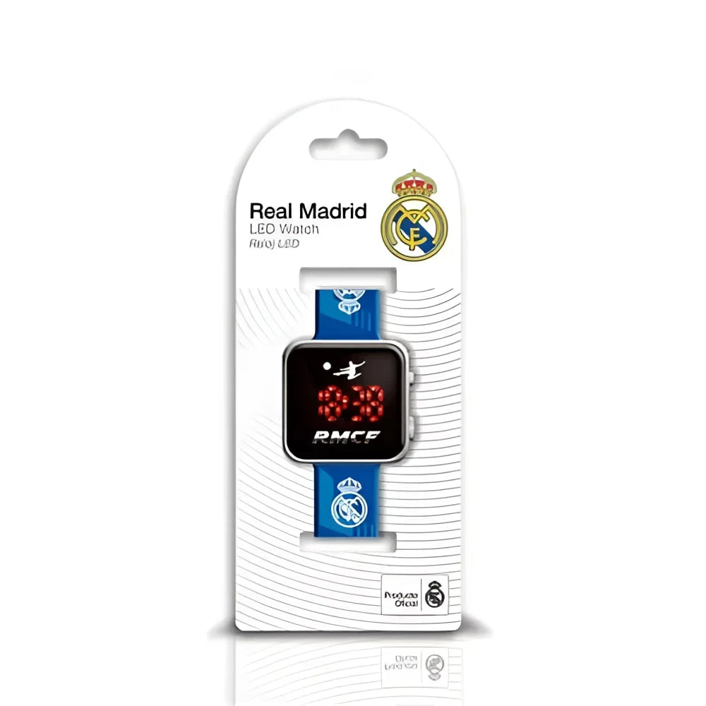Reloj digital infantil led REAL MADRID azul