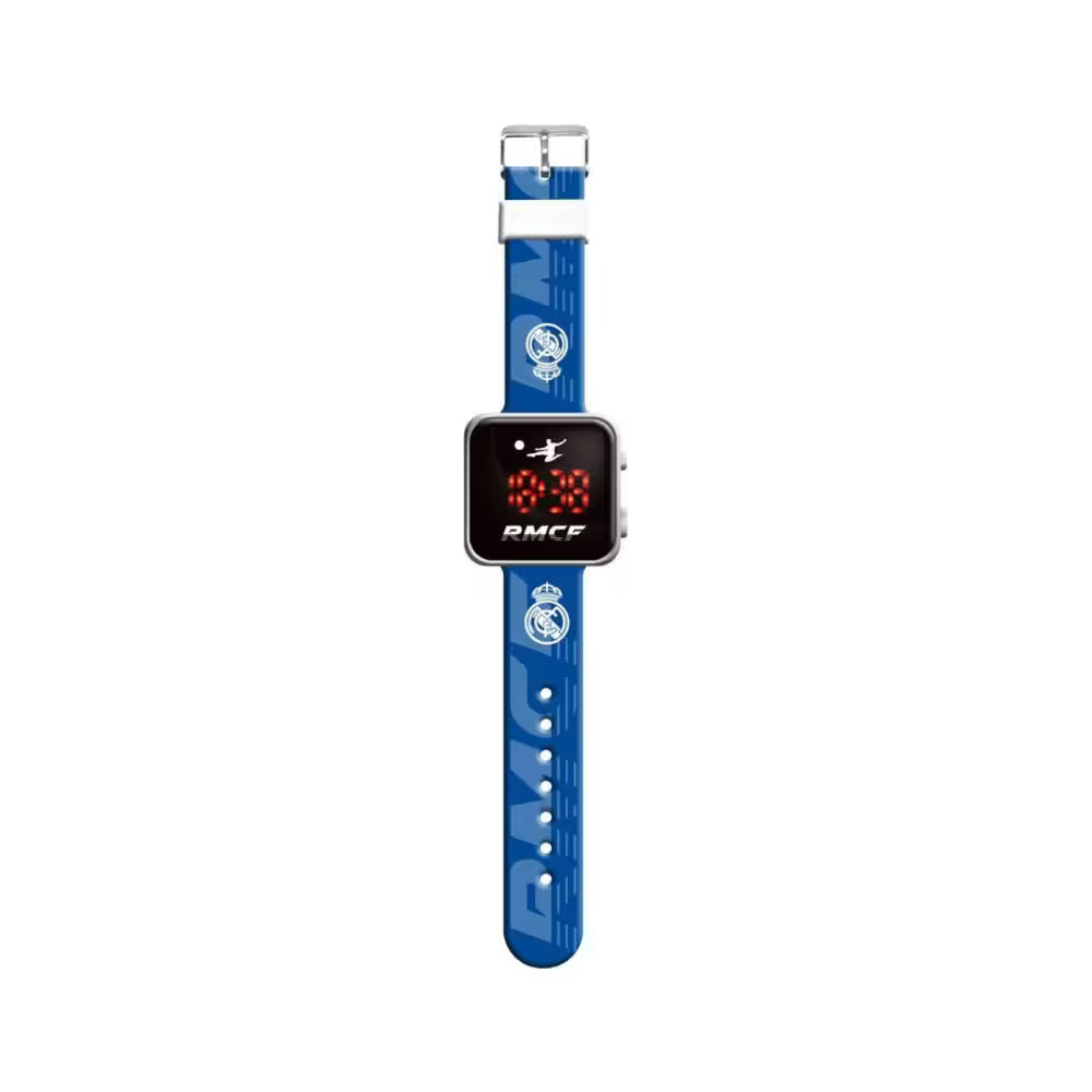 Reloj digital infantil led REAL MADRID azul