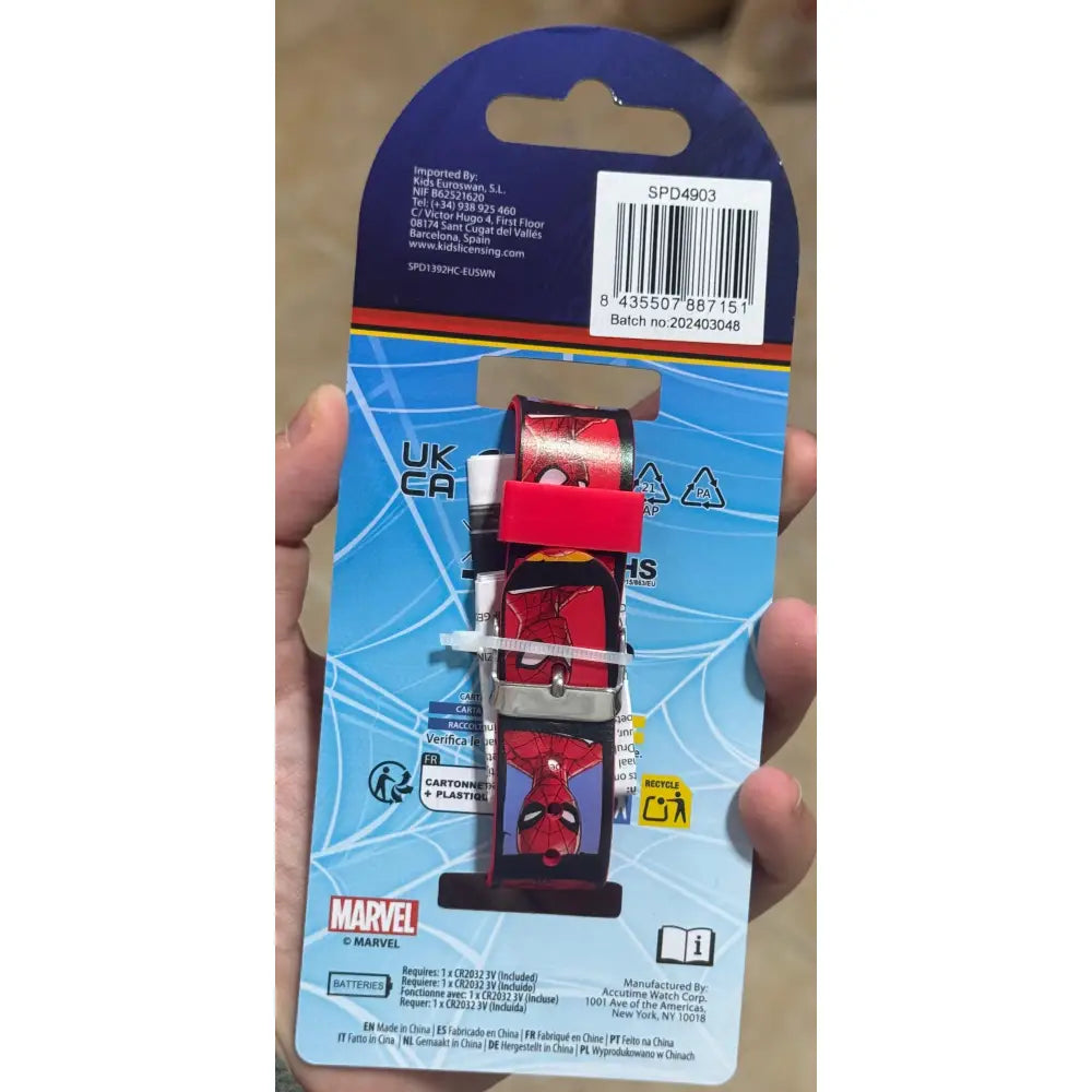 Reloj digital infantil Spiderman