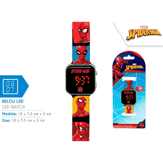 Reloj digital infantil Spiderman