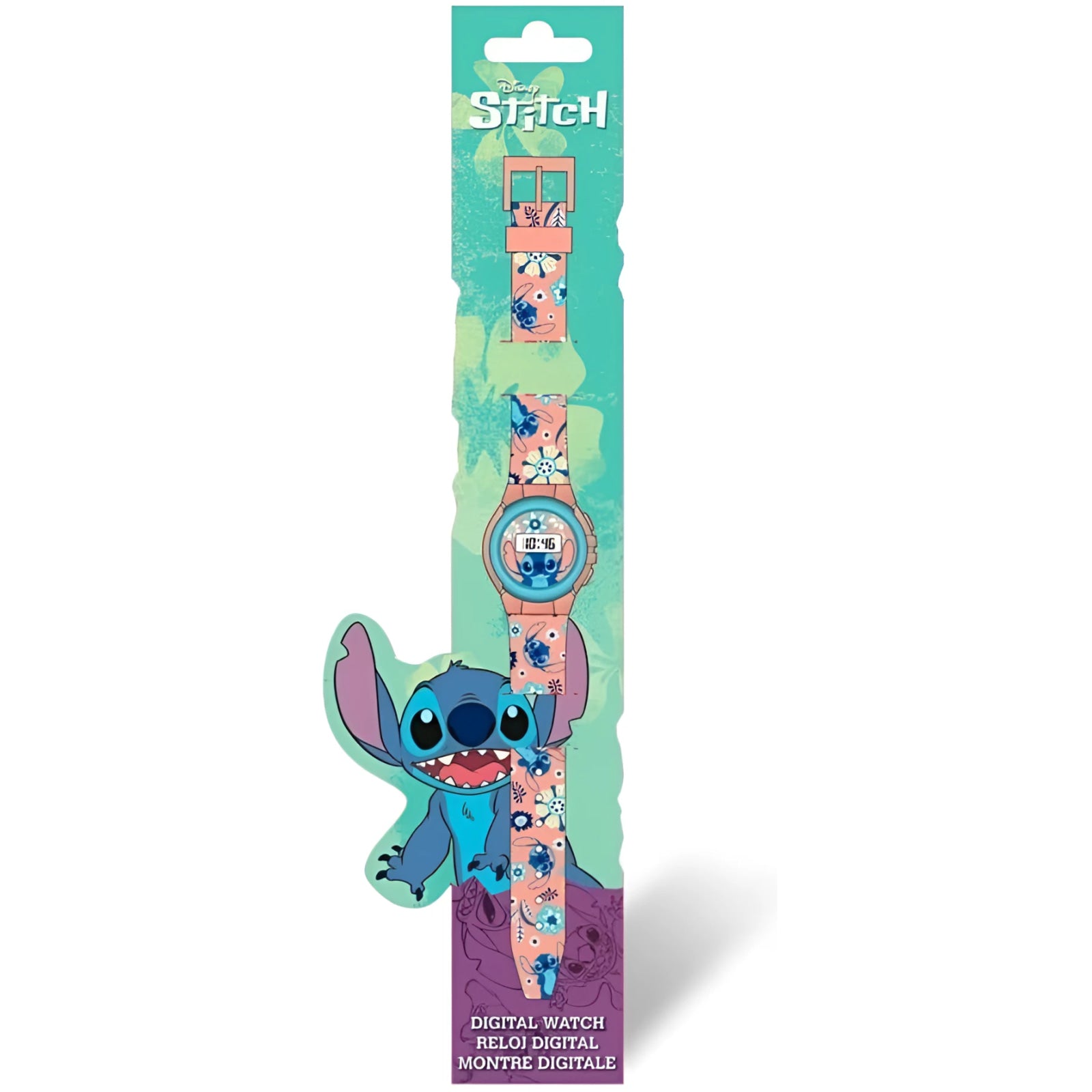 Reloj digital infantil STITCH 1- Ideal para Regalar