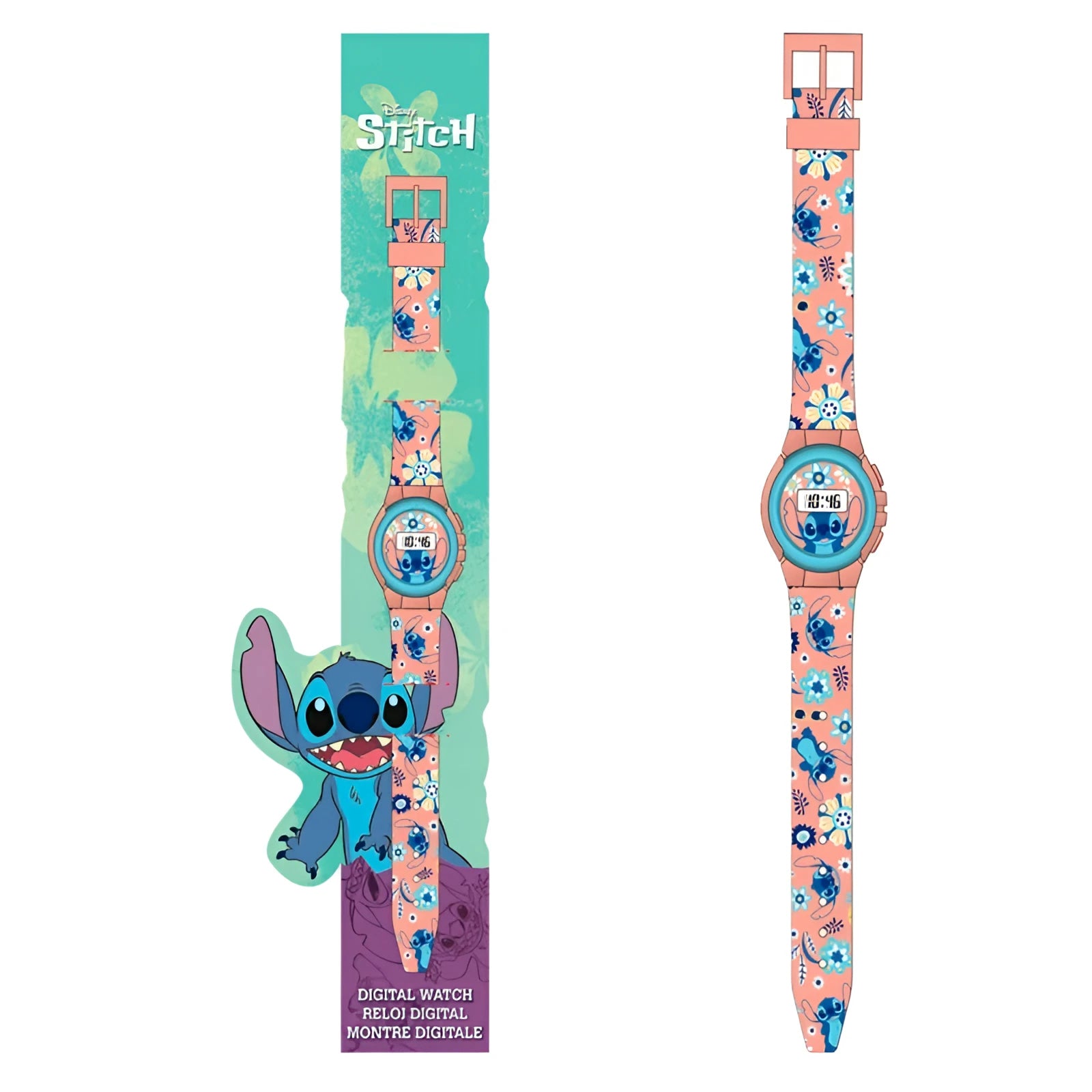 Reloj digital infantil STITCH 1- Ideal para Regalar