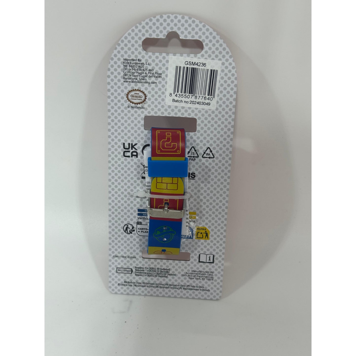Reloj digital infantil led SUPER MARIO