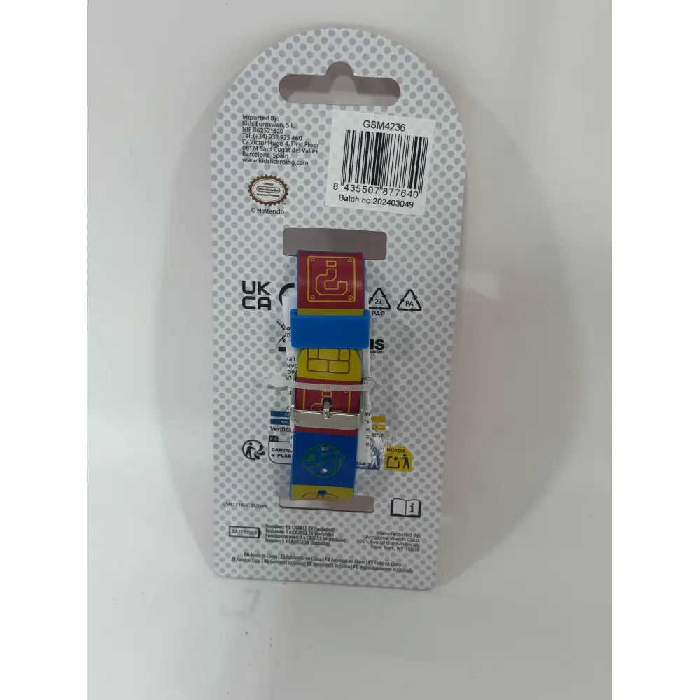 Reloj digital infantil Super Mario
