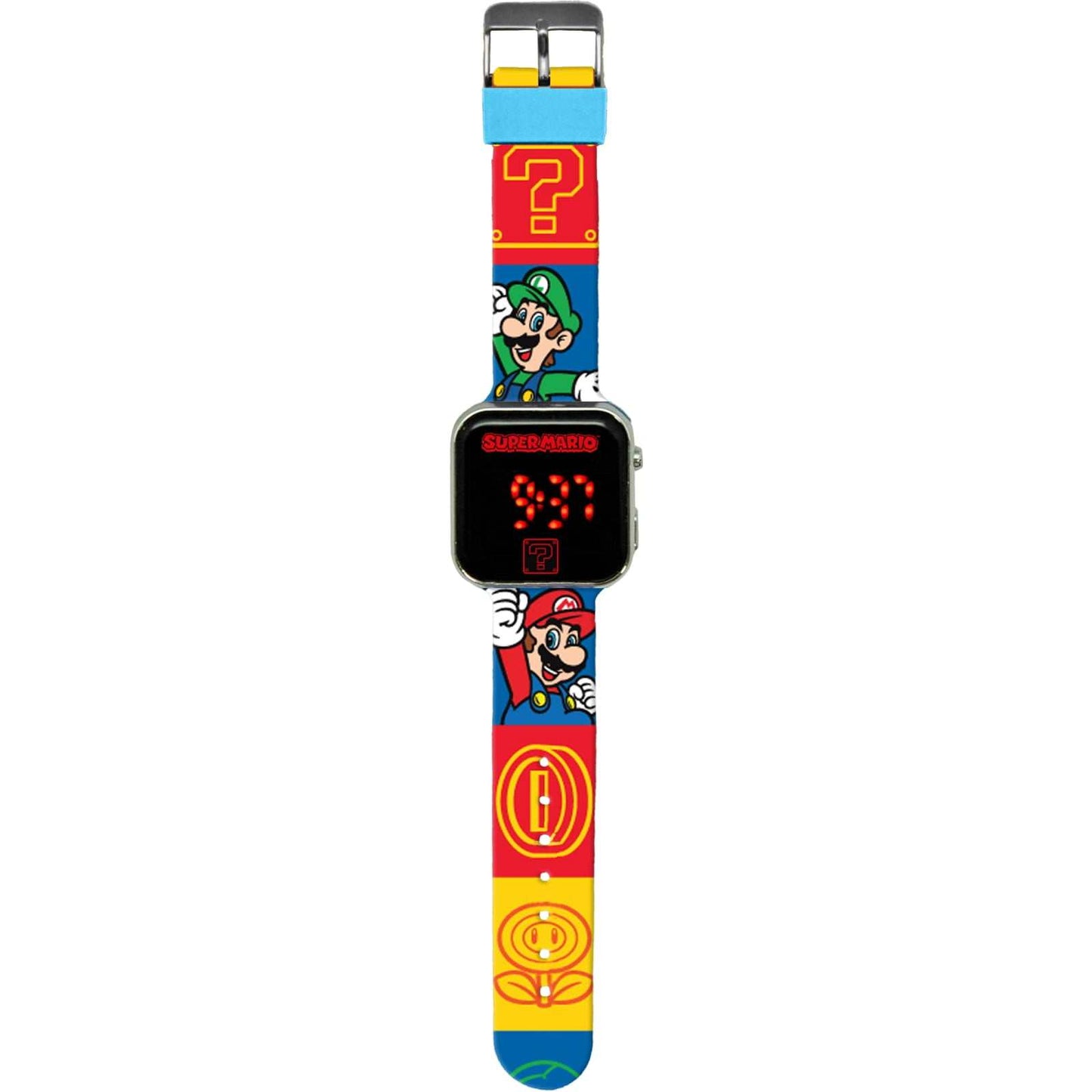 Reloj digital infantil LED de Super Mario