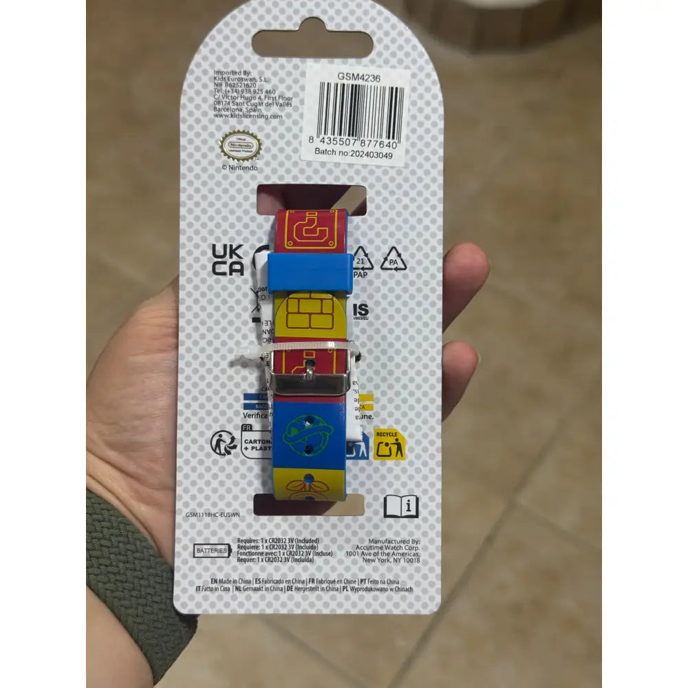 Reloj digital infantil Super Mario