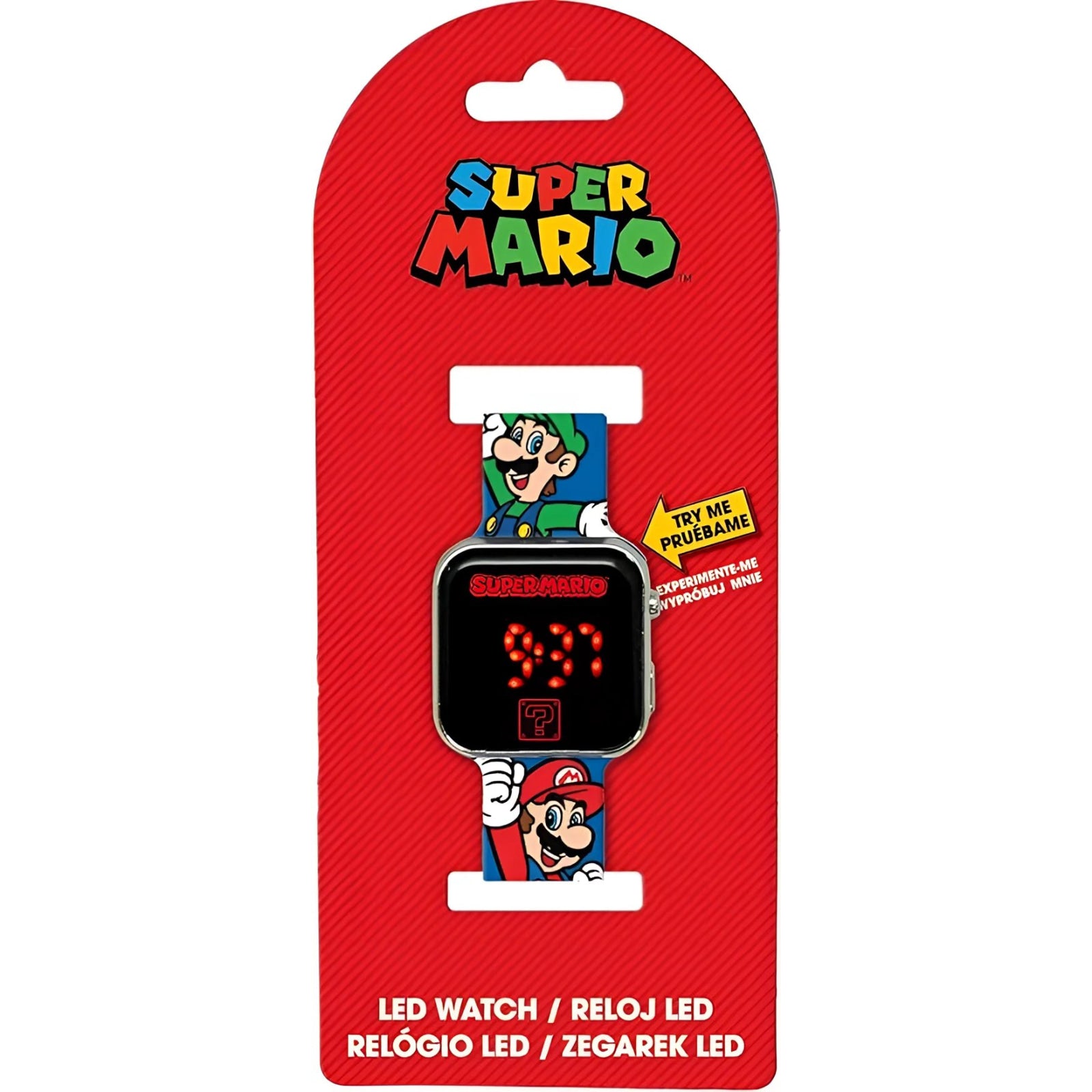 Reloj digital infantil led SUPER MARIO