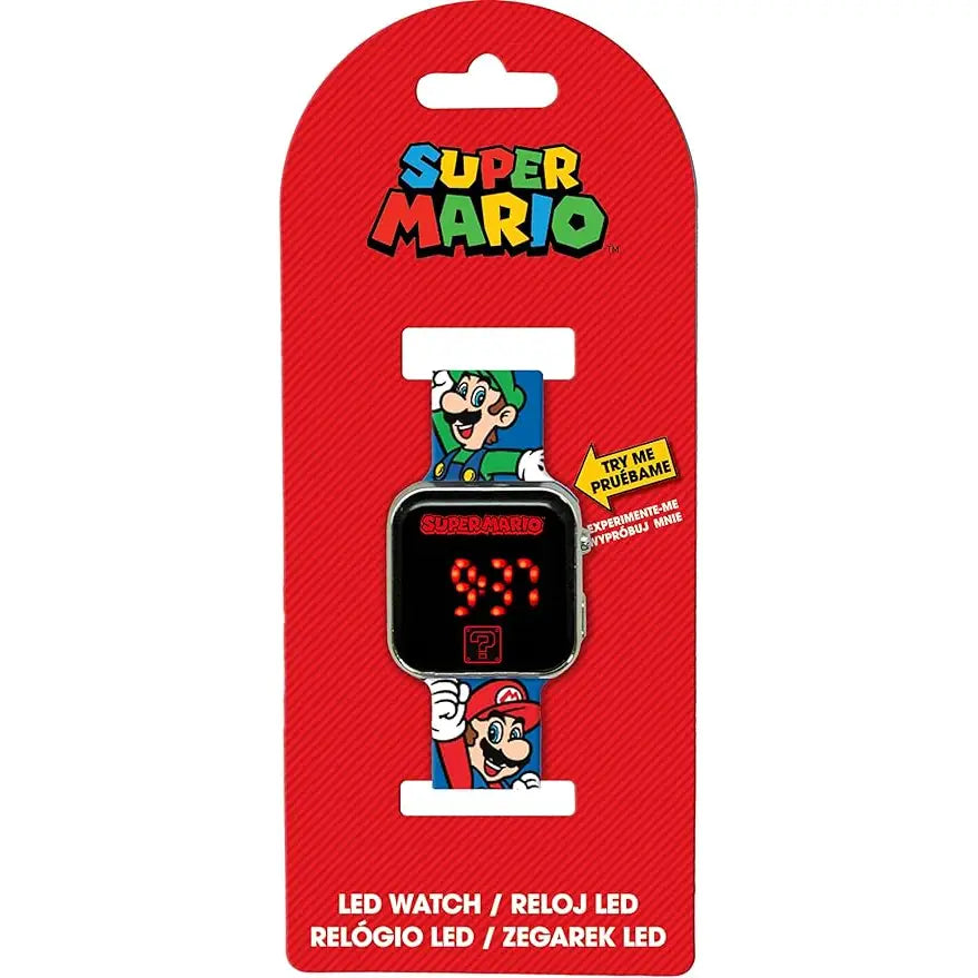 Reloj digital infantil Super Mario
