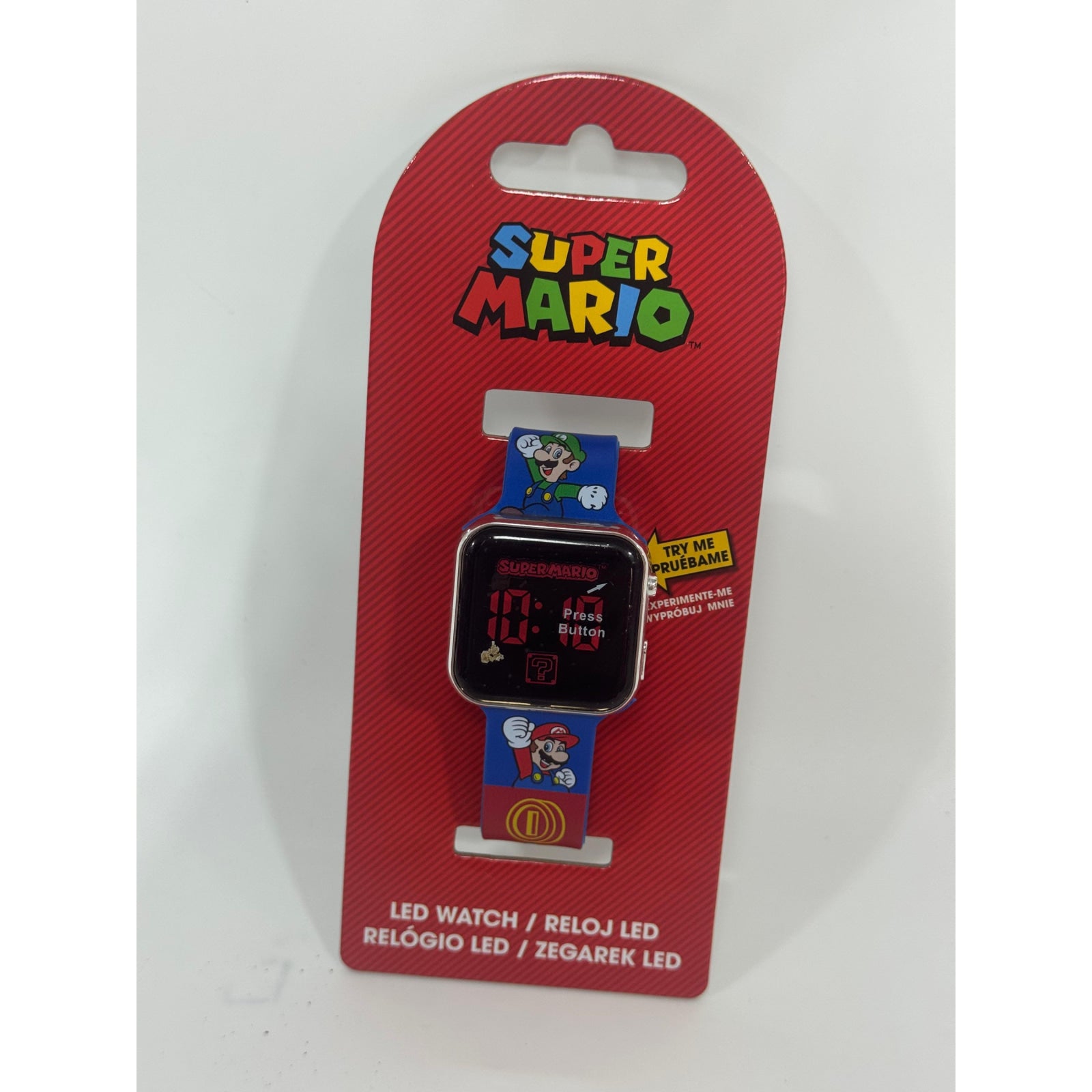 Reloj digital infantil led SUPER MARIO
