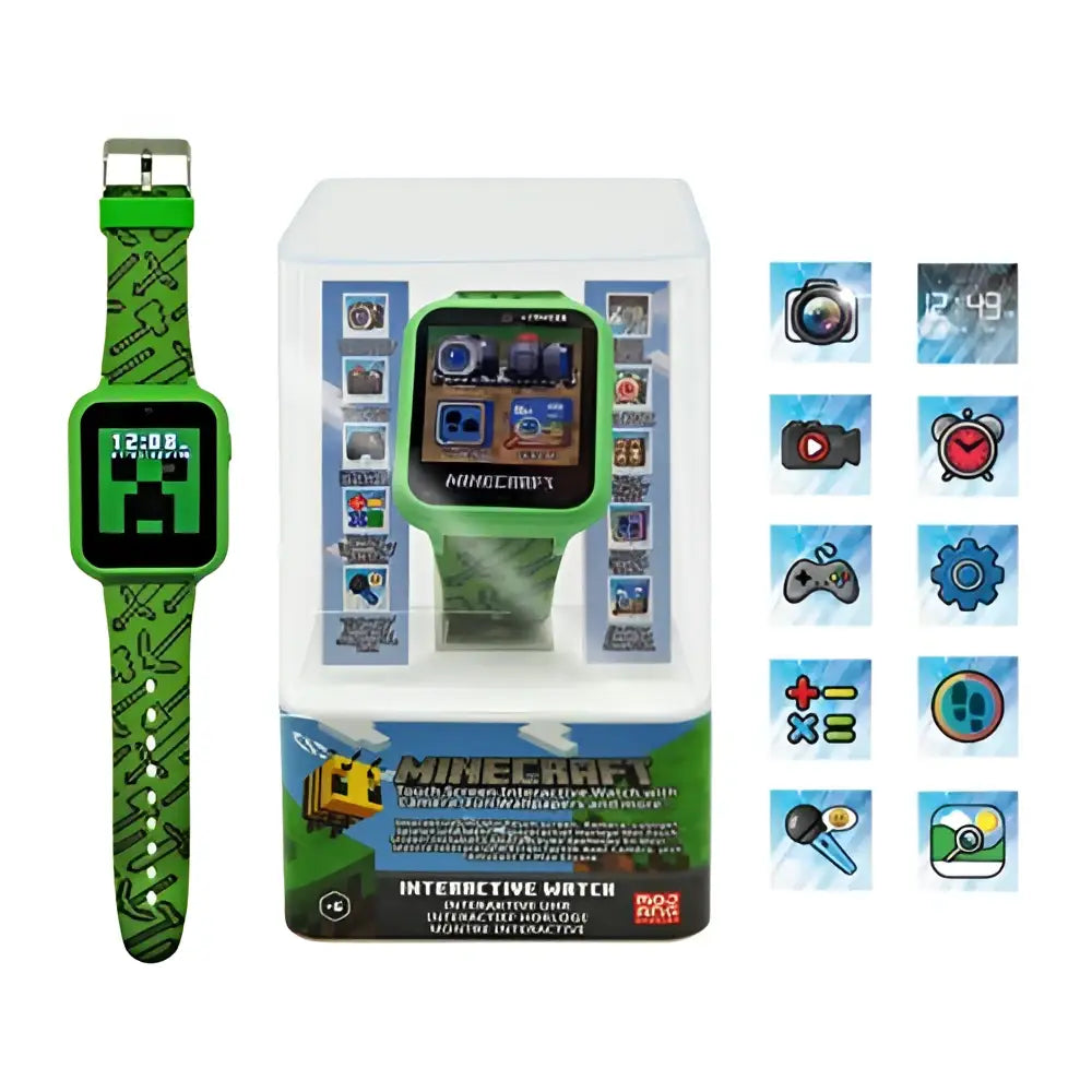 Reloj interactivo smartwatch MINECRAFT