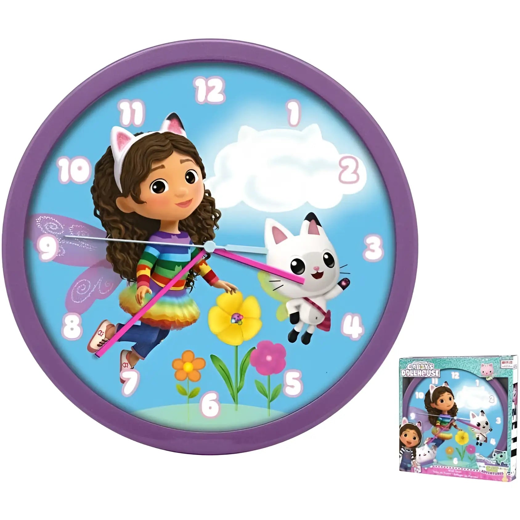 Reloj de pared GABBY’S DOLLHOUSE 25cm