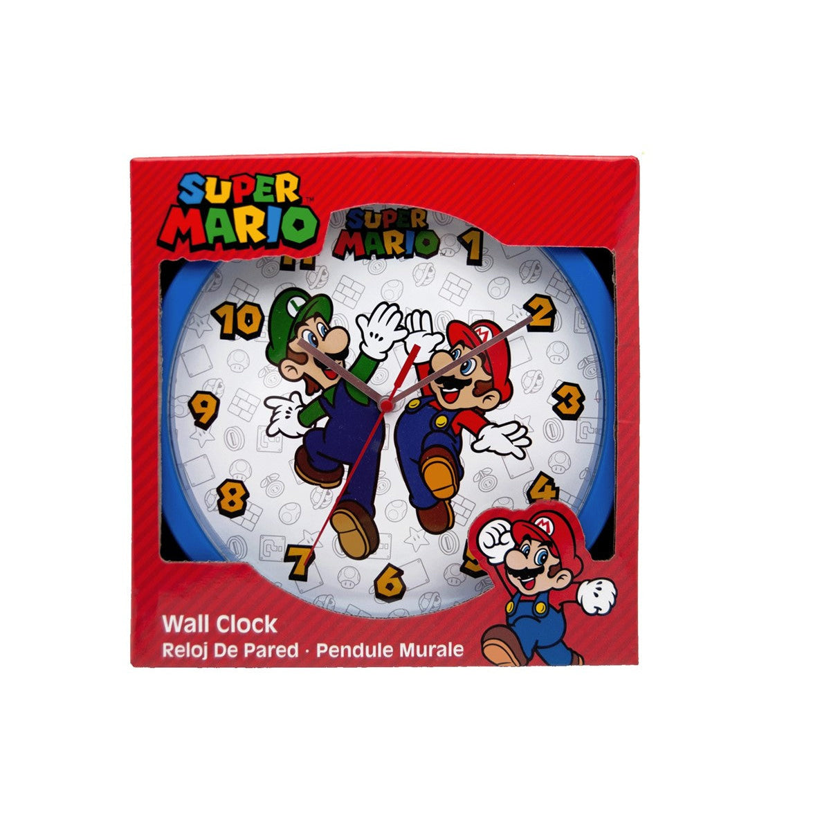 Reloj de pared Super Mario Bros 24cm