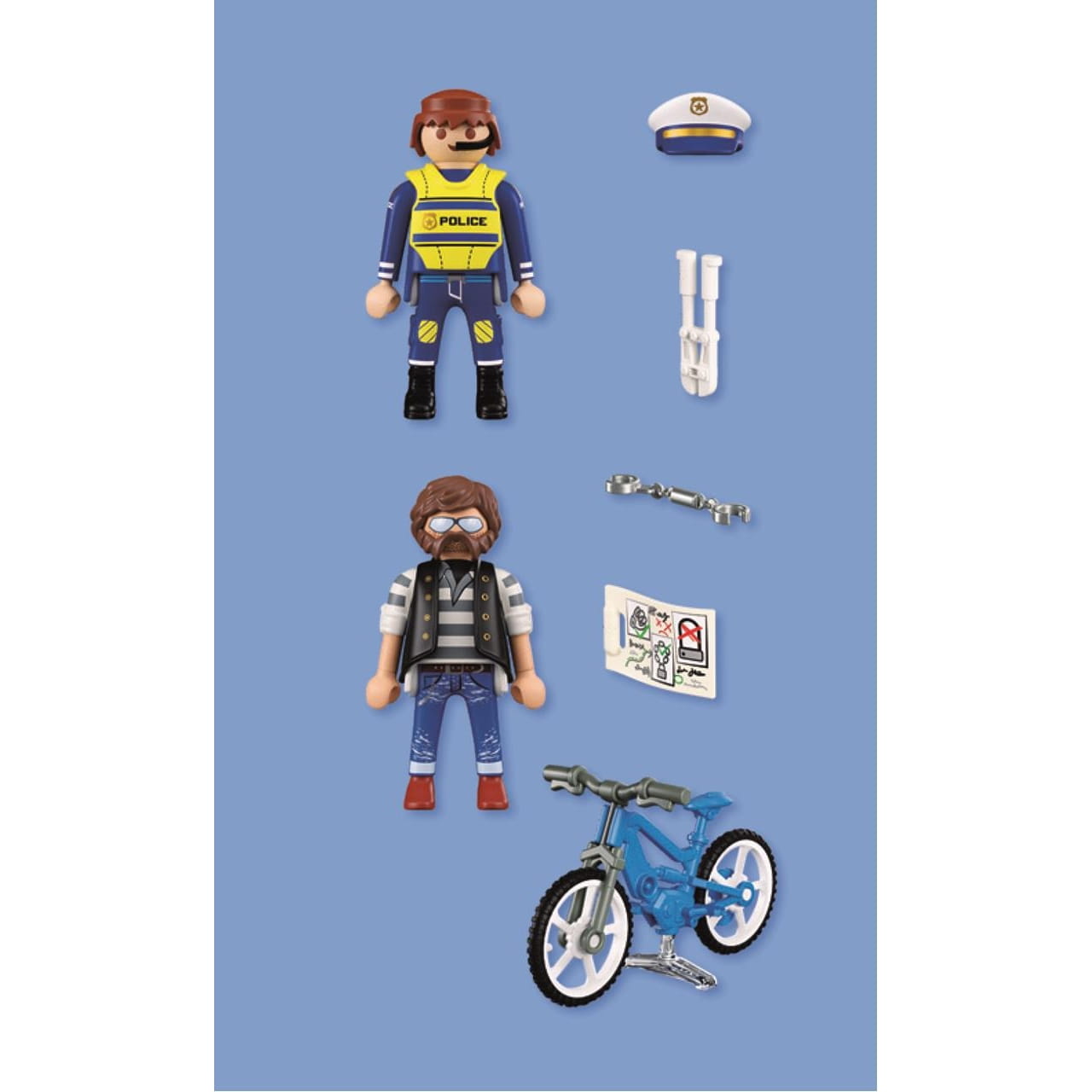 Robo de bicicleta Playmobil City Action 72076 - Juguete