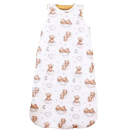 Saco de Dormir para Bebé Invierno y Entretiempo Sin Mangas – Cálido Transpirable Seguro Oso 80cm(9 18 meses) dormir