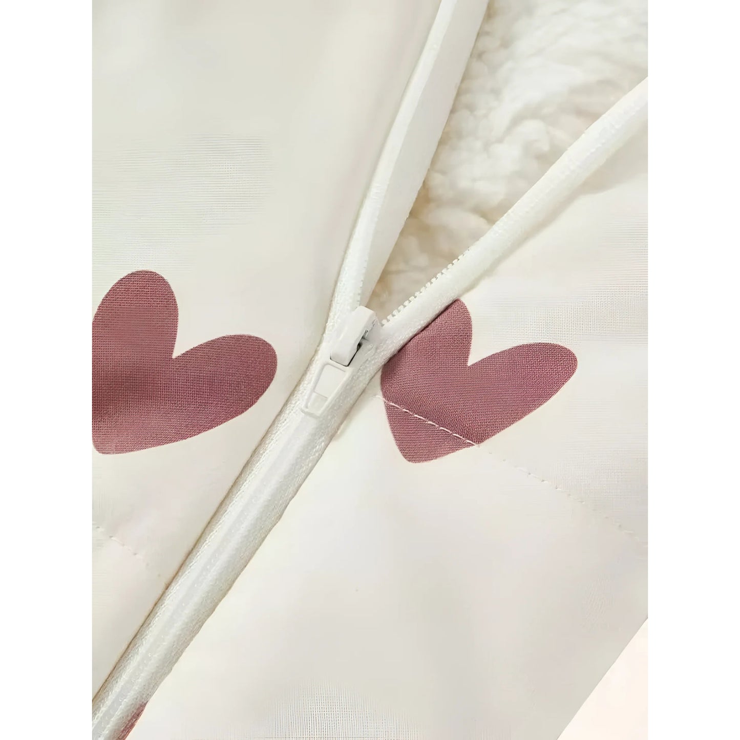 Saco de Dormir para Bebé Invierno y Entretiempo Sin Mangas – Cálido Transpirable Seguro Corazones - dormir