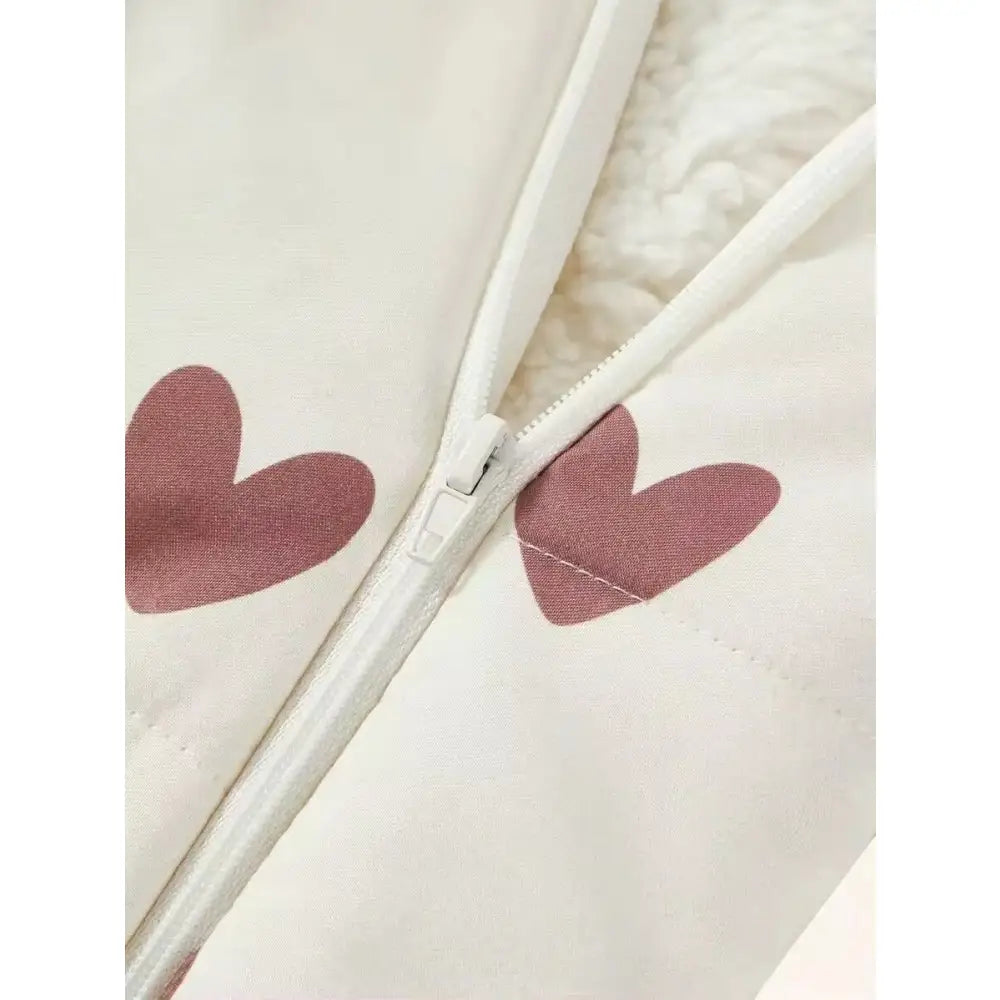 Saco de Dormir para Bebé Invierno y Entretiempo Sin Mangas – Cálido Transpirable Seguro Corazones dormir