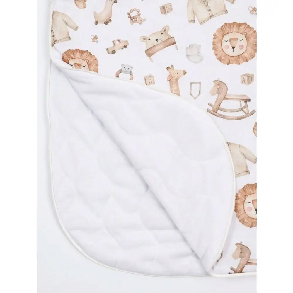 Saco de Dormir para Bebé Invierno y Entretiempo Sin Mangas – Cálido Transpirable Seguro Leon dormir