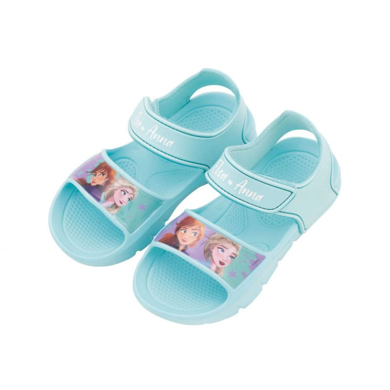 Sandalias con velcro Frozen Anna y Elsa de goma eva infantiles talla 26 - Chanclas