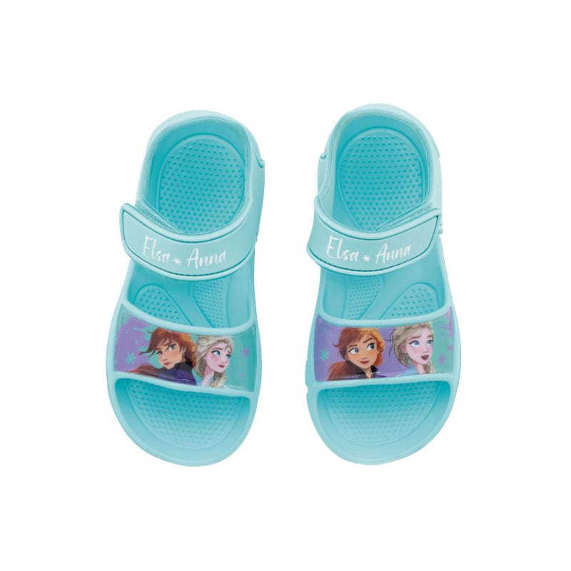 Sandalias con velcro Frozen Anna y Elsa de goma eva infantiles talla 26 - Chanclas