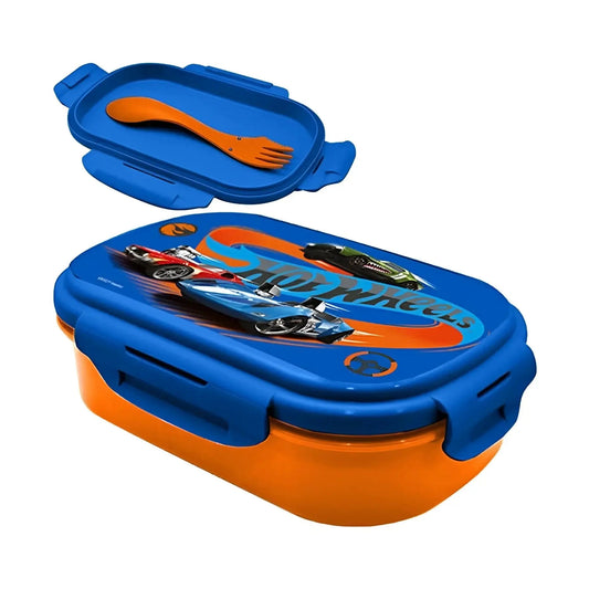 Sandwichera con cubierto HOT WHEELS