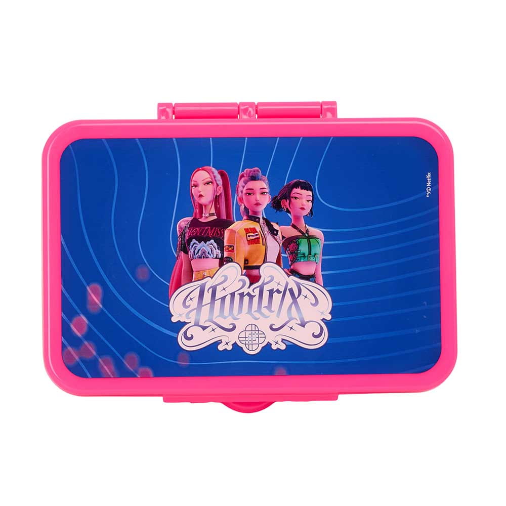 Sandwichera fiambrera K-POP Demon Hunters - Huntrix rosa 850ml - Tupper