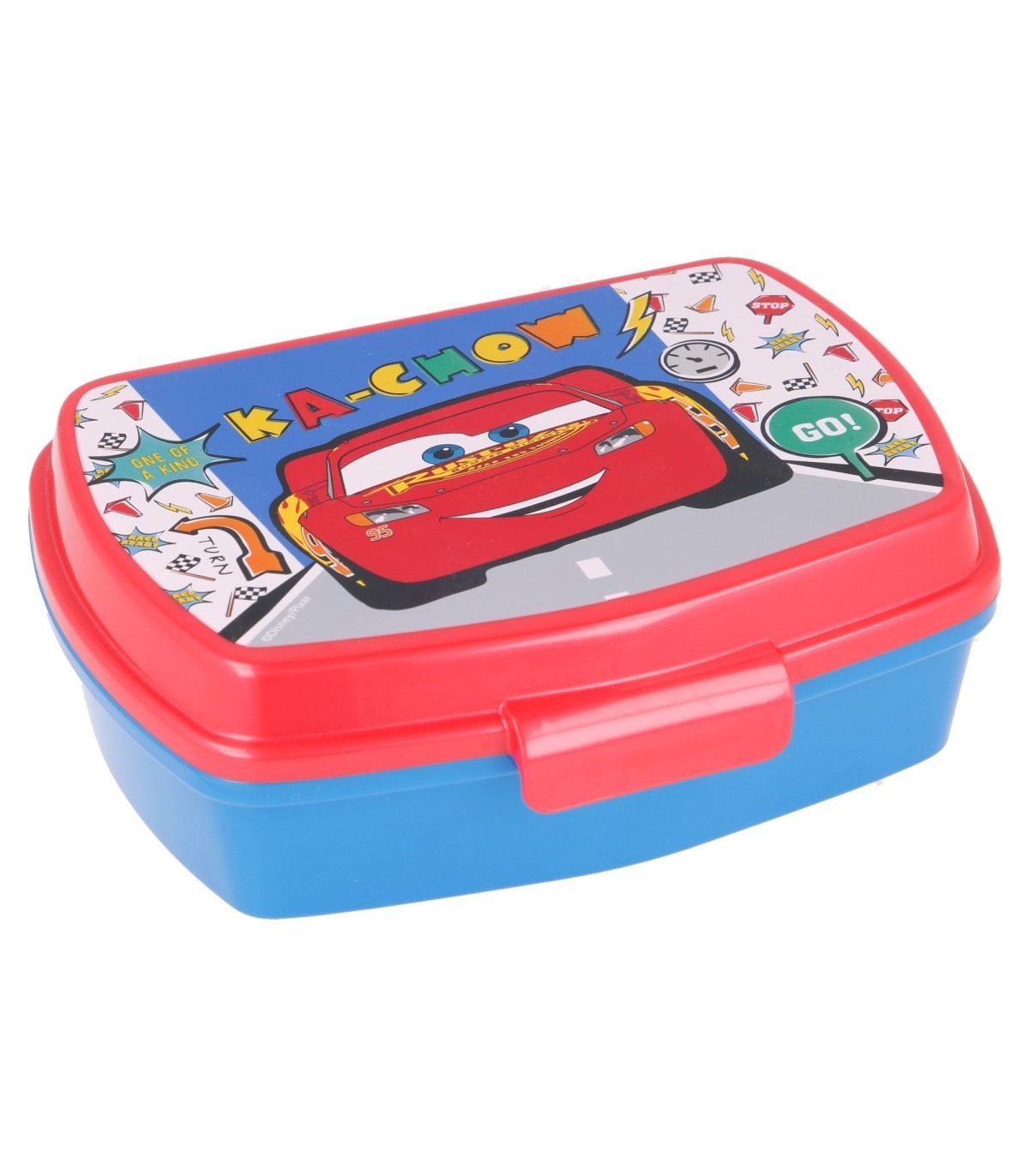 Fiambrera sandwichera tupper simple Cars Rayo Mcqueen