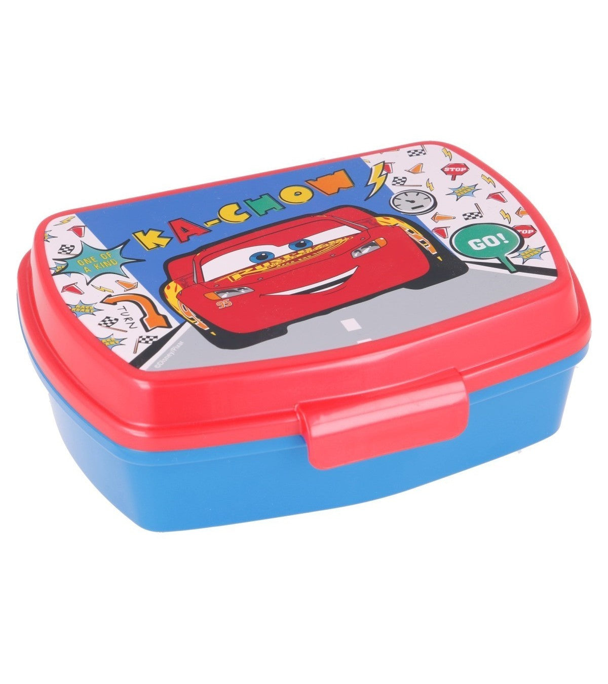 Fiambrera sandwichera tupper simple Cars Rayo Mcqueen