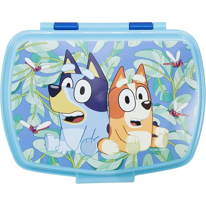 Sandwichera tupper simple Bluey y Bingo 17x14x5,5cm - Tupper