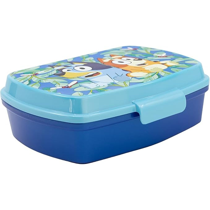 Sandwichera tupper simple Bluey y Bingo 17x14x5,5cm - Tupper