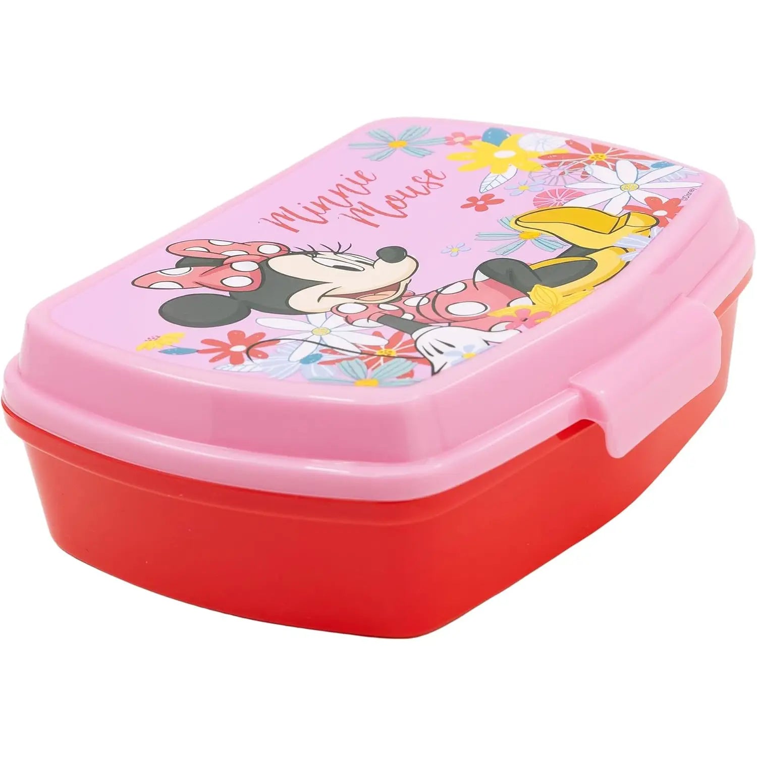 Sandwichera tupper simple Minnie Mouse Disney 17x14x5,5cm - Tupper