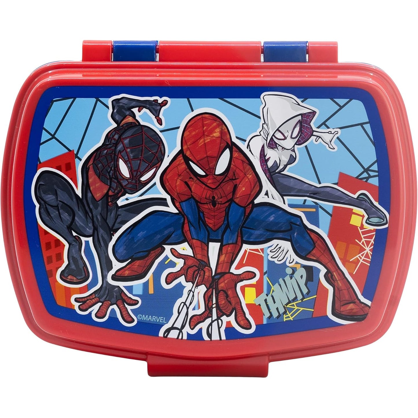 Sandwichera tupper simple Spiderman Marvel 17x14x5,5cm - Tupper