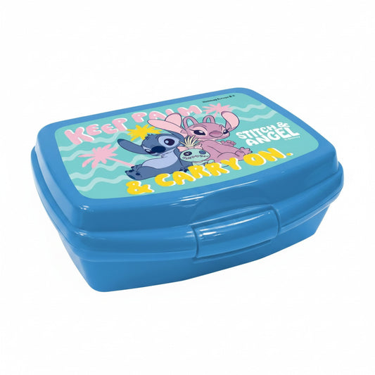 Sandwichera tupper simple Stitch azul Disney