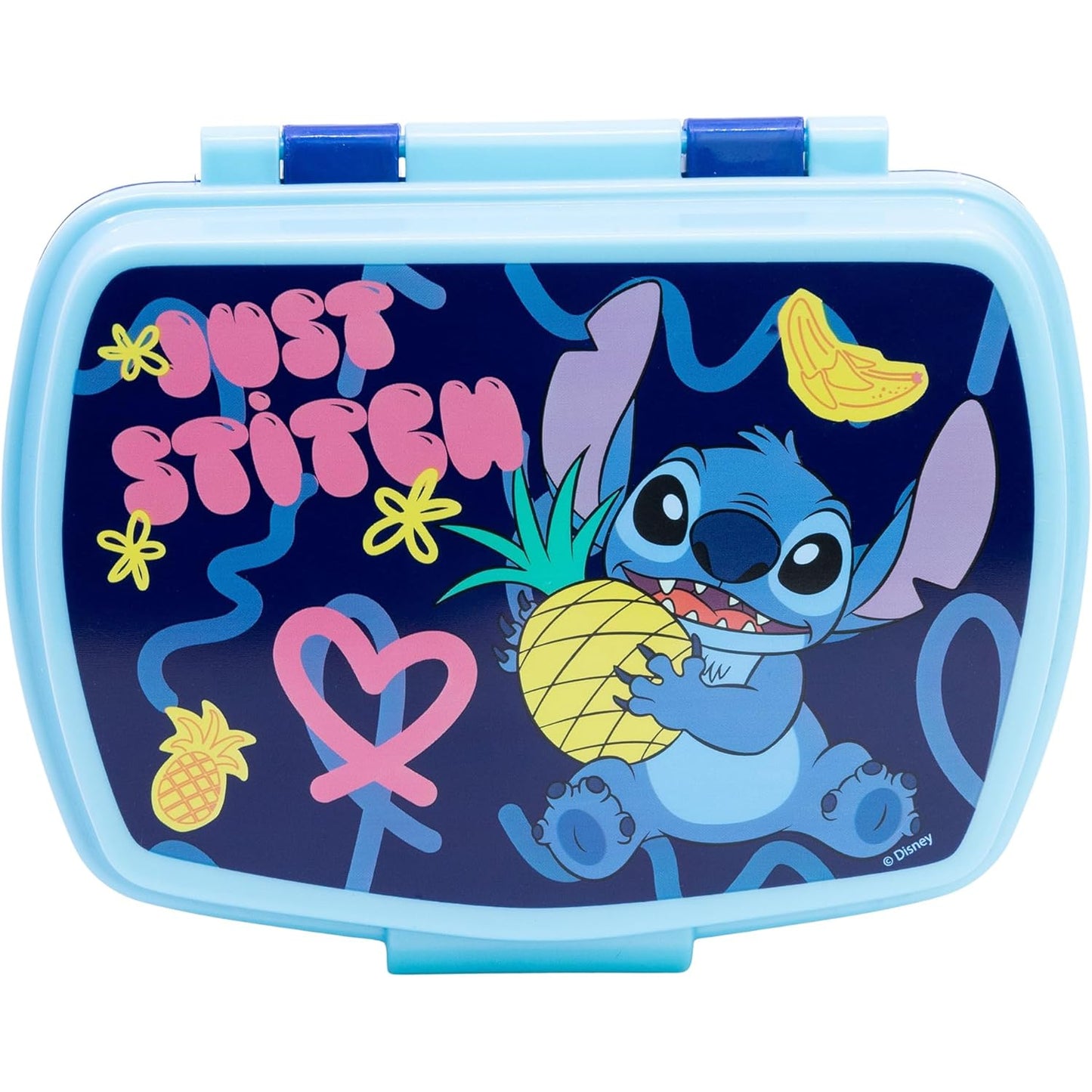 Sandwichera tupper simple Stitch Disney 17x14x5,5cm - Tupper