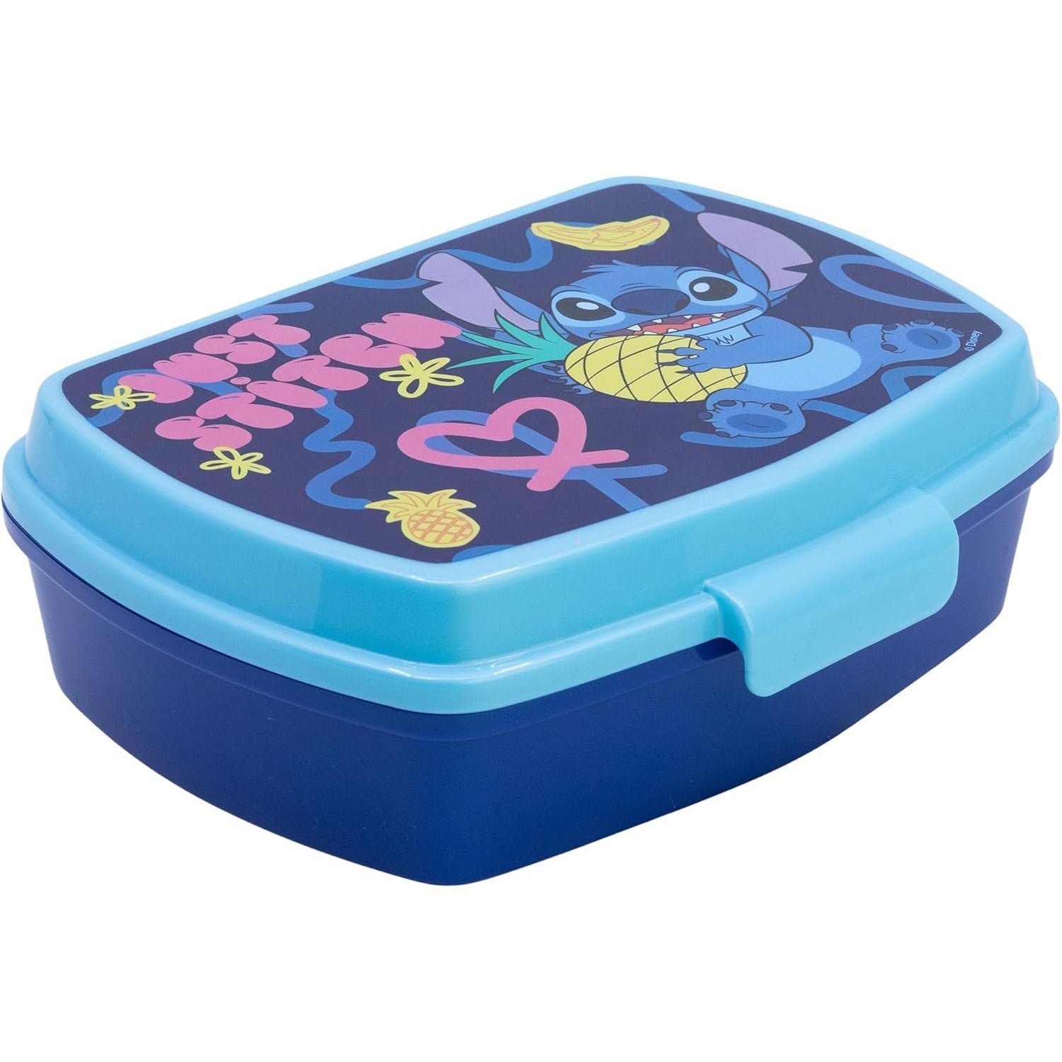 Sandwichera tupper simple Stitch Disney 17x14x5,5cm - Tupper