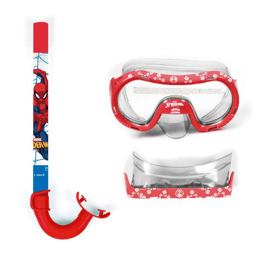 Set de buceo infantil Spiderman Marvel con gafas bucear y tubo snorkel