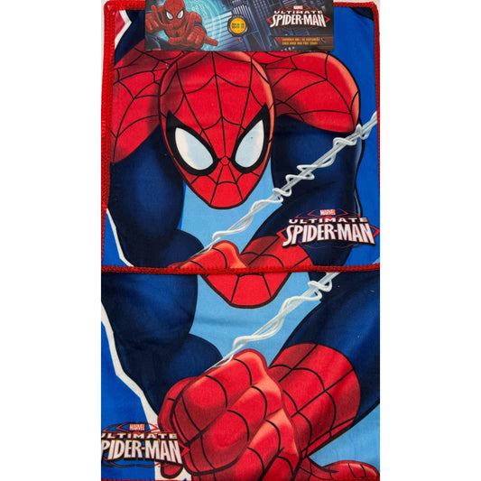 Set de toalla de microfibra Spiderman para cara y mano 30x30cm y 30x50cm