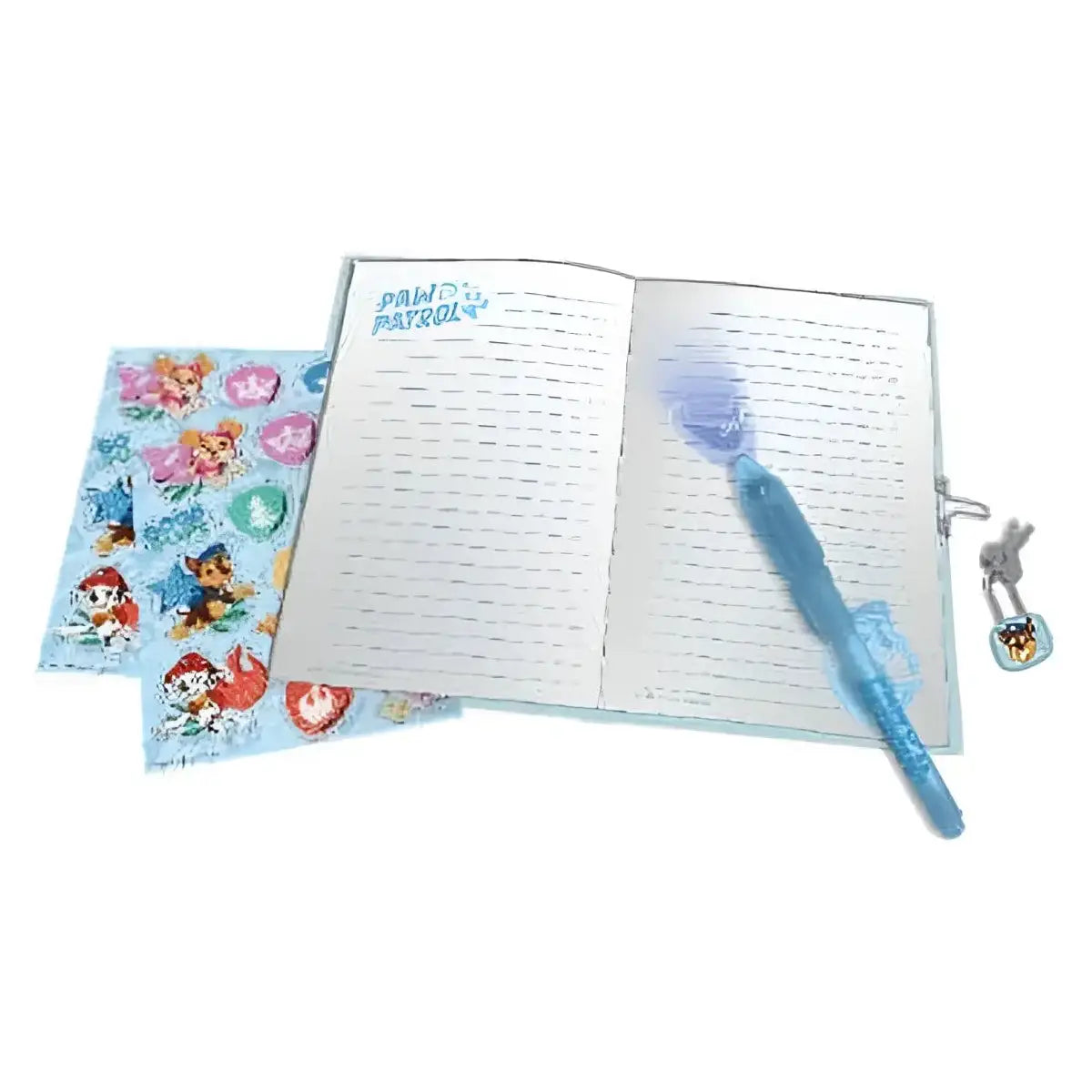 Set diario secreto y bolígrafo de tinta mágica PATRULLA CANINA