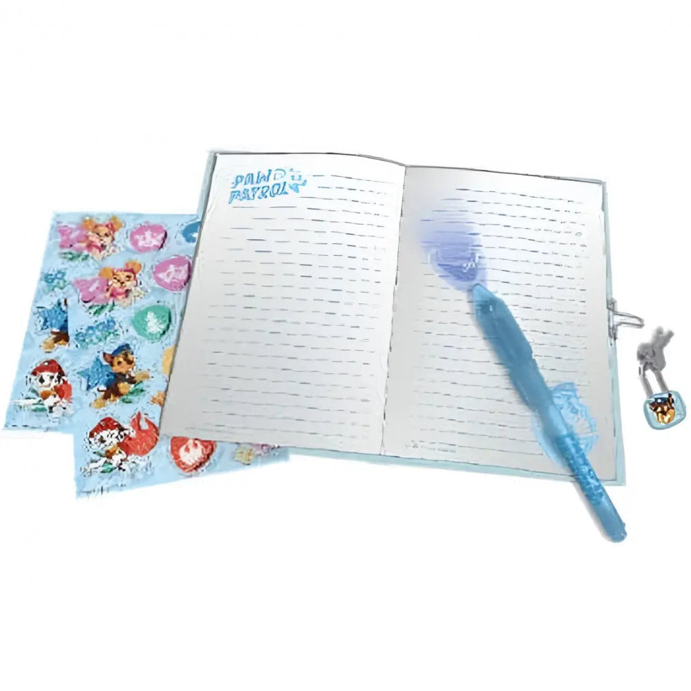 Set diario secreto y bolígrafo de tinta mágica PATRULLA CANINA