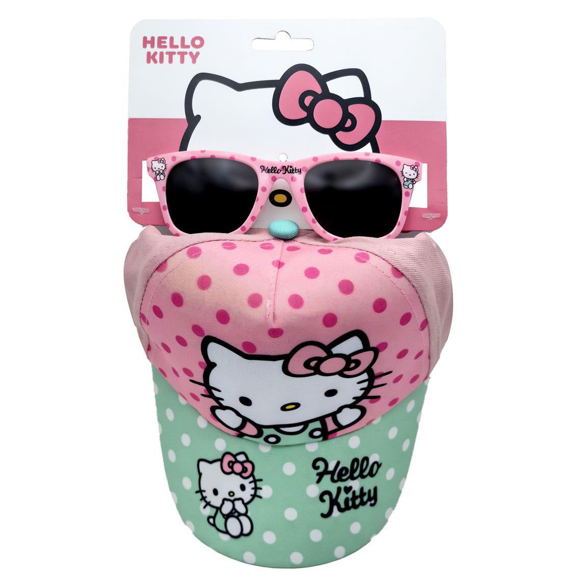 Set gorra y gafas de sol Hello Kitty niños niñas