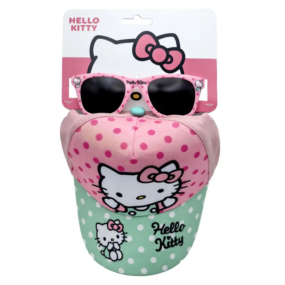 Set gorra y gafas de sol Hello Kitty niños niñas
