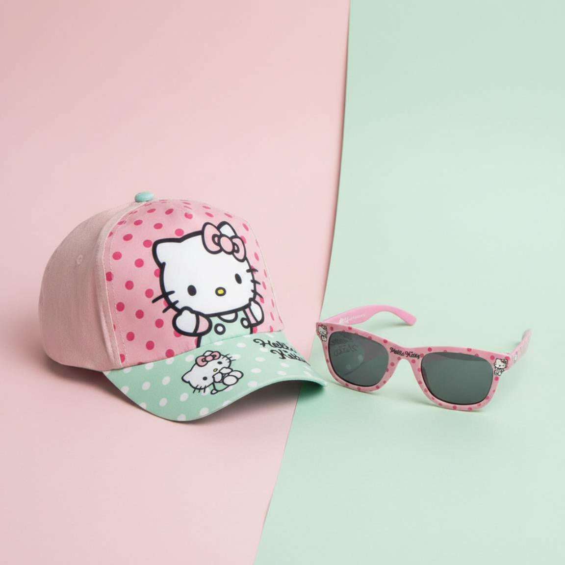 Set gorra y gafas de sol Hello Kitty niños niñas