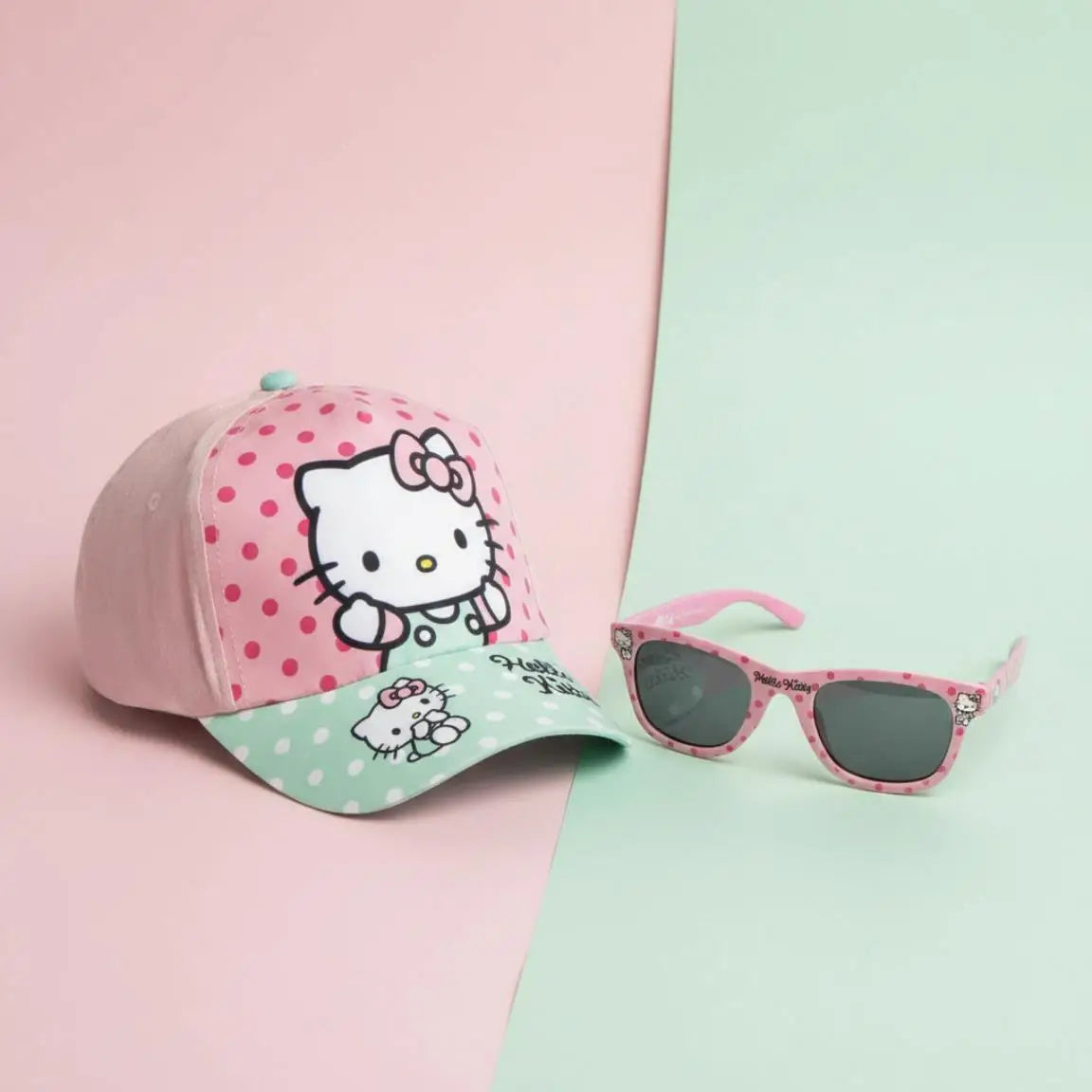 Set gorra y gafas de sol Hello Kitty niños niñas
