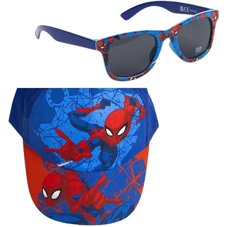 Set gorra y gafas de sol Spiderman niños