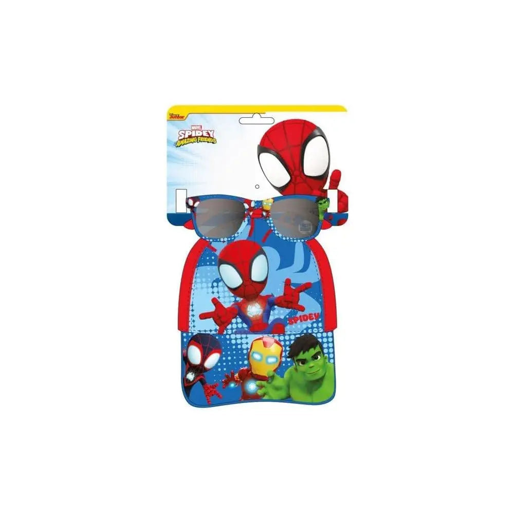 Set gorra y gafas de sol Spidey niños