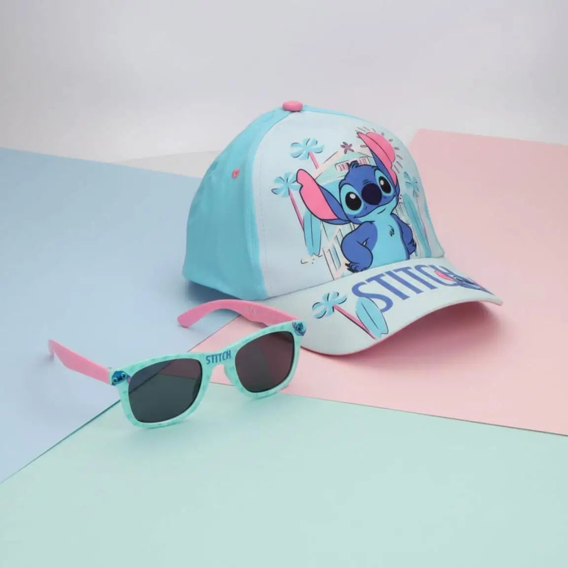 Set gorra y gafas de sol Stitch niños